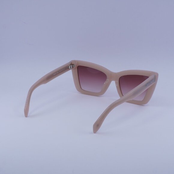 Palm Angels PERI091 ROSEVILLE 6129 Sunglasses Pink Cat Eye Frame, Red Lenses - Picture 9 of 10